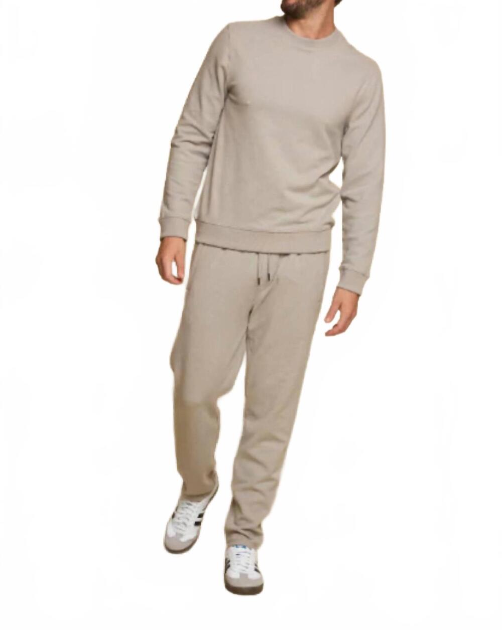 NEW FUNDAMENTAL COAST maverick crew top in steel grey